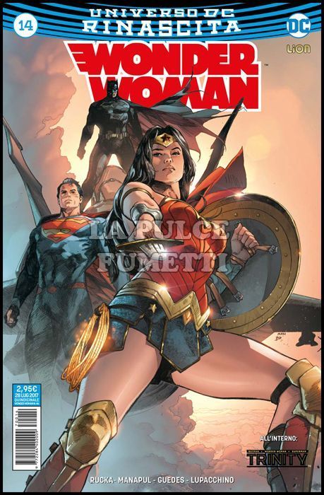 SUPERMAN L'UOMO D'ACCIAIO # 46 - WONDER WOMAN 14 - RINASCITA